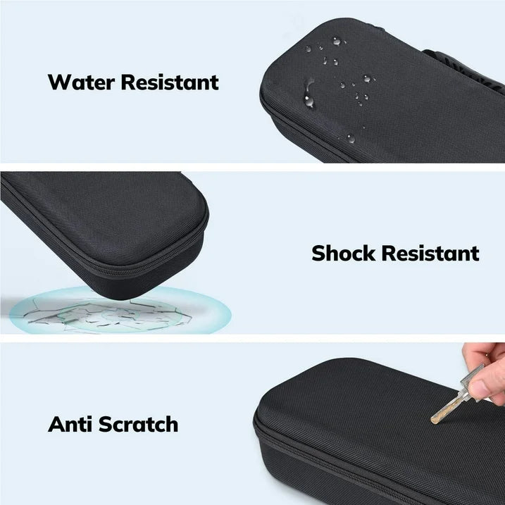 Carrying Case Accessories Set for Portal Hard Carrying Case with Clear Protective Cover Case 2 Screen Protector and 4 Thumb Grip