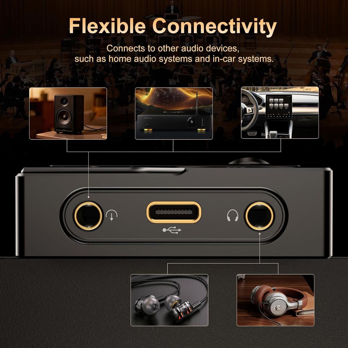 MUSICOZY HiFi MP3 Players, 64GB Lossless High-Resolution Digital Audio Music Player, Portable Audio Player, DSD DAC FLAC Player,192Khz/24bit, Audio Player for Music Enthusiast, Support up to 256GB