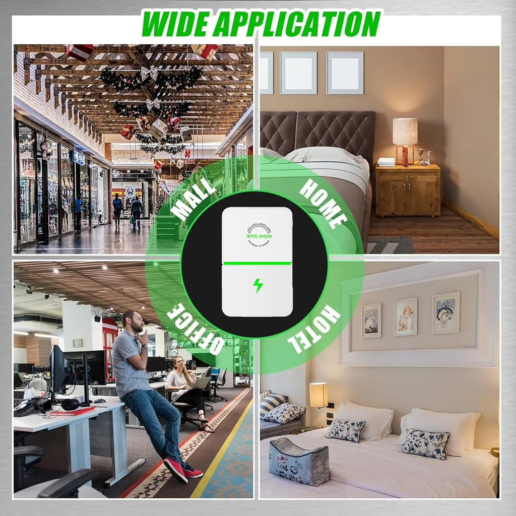 Electricity Saving Box,Energy Saving Device,High Efficiency Household Stable Voltage Device US Plug Reduces Energy Costs, Stabilize Voltage 2 Pack