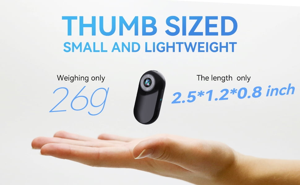 Mini Police Cam 32GB Portable Action Camera Body Cam Wearable Video Recorder with IPX67 Waterproof Underwater Camcorder Helmet Mount Magnetic Sport DV for Bike Cycling Pet Vlogging
