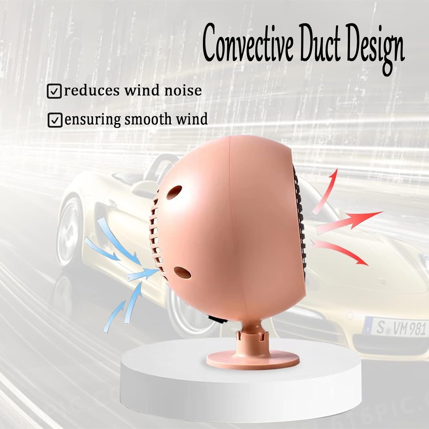 2 In 1 Car Heater Cooler Fan  12V Car Heater Portable 180W Car Air Heater Mini Car Speed Cooling Fan Windshield Defroster Demister 360° Rotatable Heater and Defogger for Car  SUV and more Pink