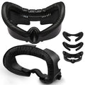 Facial Interface & Face Cover Pad for Meta Quest 3 - VR Accessories Compatible with Meta/Oculus Quest 3  One-Piece Anti-Light Leakage Soft Leather PU & Ice Sponge Face Cushion Pad for Quest 3